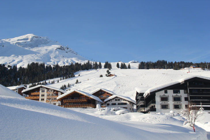 Wer vom Bett direkt auf die Piste möchte, der wird in Vorarlberg glücklich.
